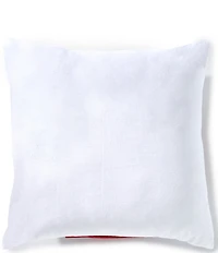 Southern Living Holiday Collection Velvet Bow Decorative Square Pillow