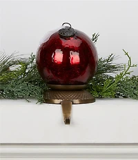 Southern Living Holiday Decor Collection Mercury Glass Crackle Ornament Stocking Holder