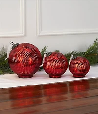 Southern Living Holiday Decor Collection Mercury Glass Ornament Decor