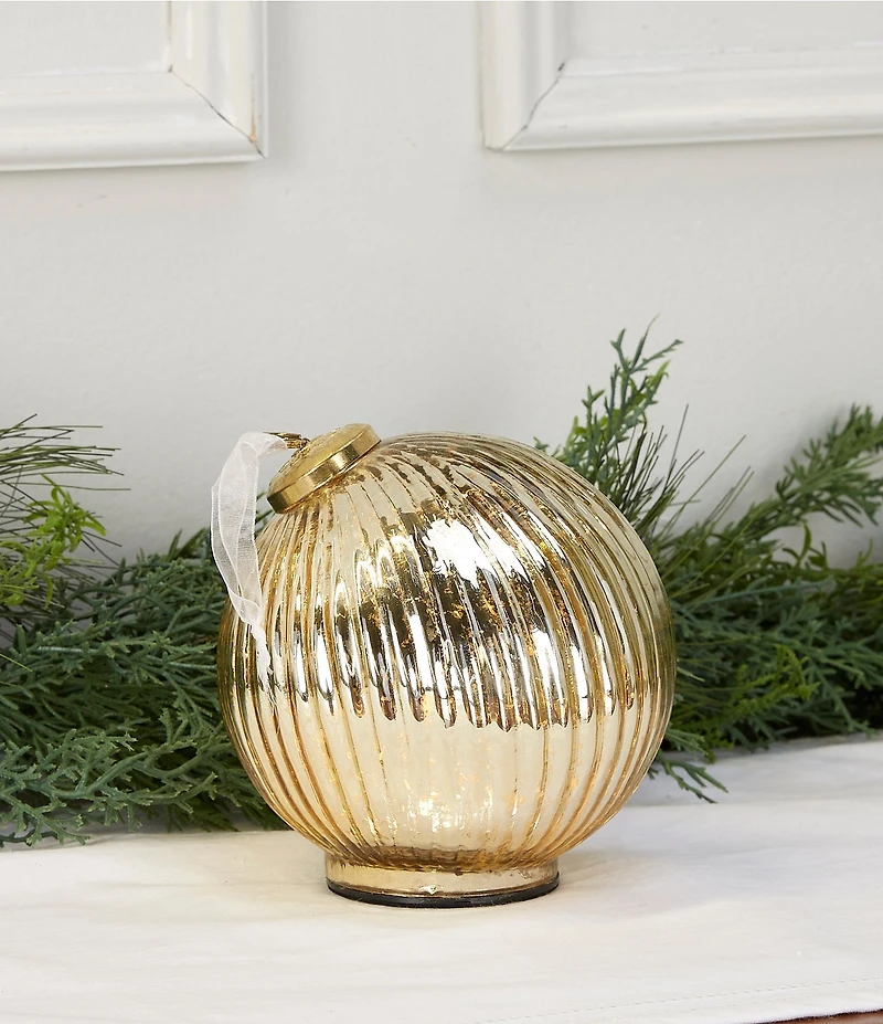 Southern Living Holiday Decor Collection Mercury Glass Ornament Decor