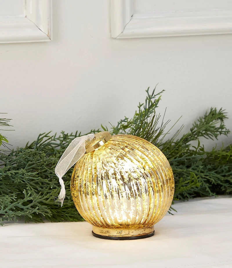 Southern Living Holiday Decor Collection Mercury Glass Ornament Decor