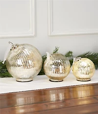 Southern Living Holiday Decor Collection Mercury Glass Ornament Decor