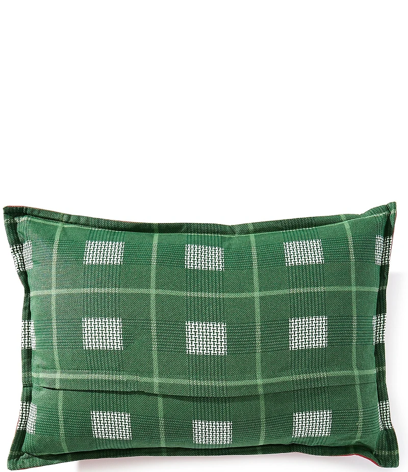 Southern Living Holiday Ribbon Bow Framed Decorative Pillow