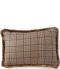 Southern Living Hunting Dogs Fringe Trimmed Reversible Lumbar Pillow