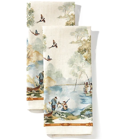 Southern Living Hunting Dogs Collection Kitchen Towels, Set of 2
