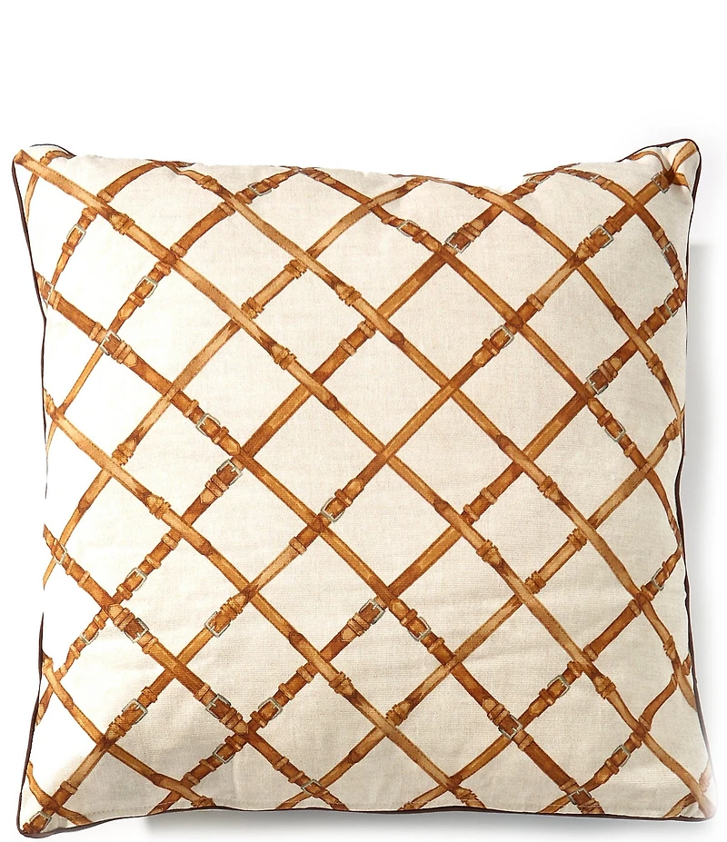 Southern Living Hunting Dogs Collection Square Hunting Scene Decorative Pillow