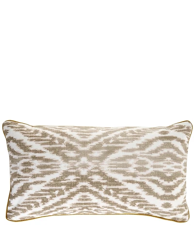 Southern Living Ikat Printed Lumbar Pillow