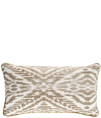 Southern Living Ikat Printed Lumbar Pillow