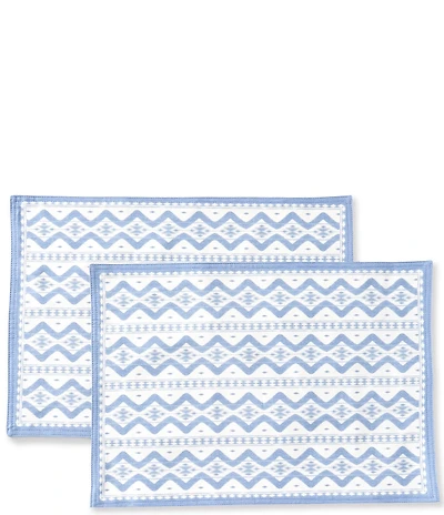 Southern Living Ikat Reversible Placemats, Set of 2