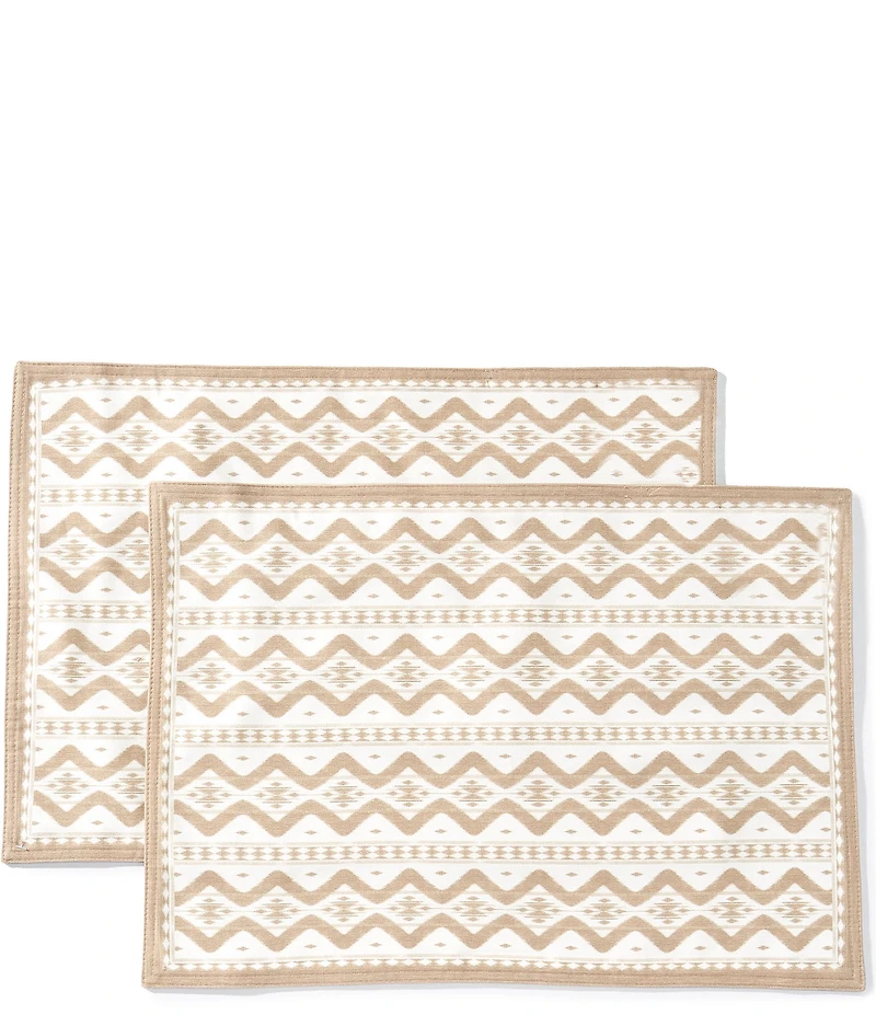 Southern Living Ikat Reversible Placemats, Set of 2