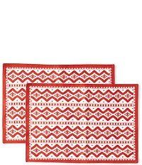 Southern Living Ikat Reversible Placemats, Set of 2