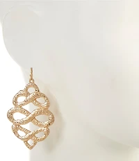 Southern Living Infinity Loop Drop Earrings