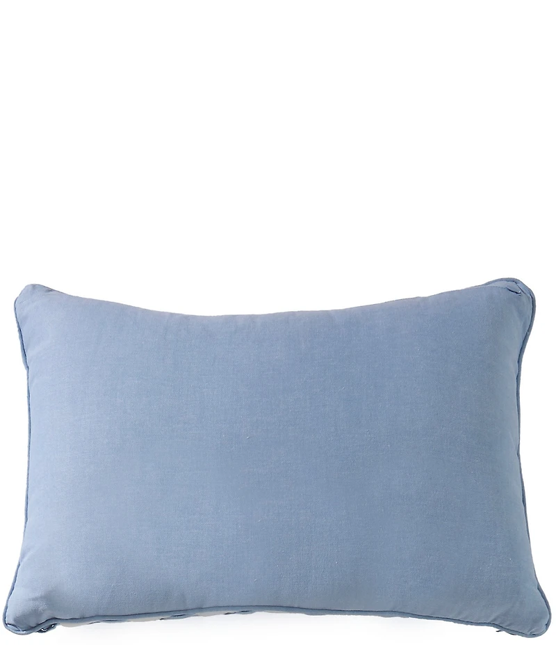 Southern Living Lattice Embroidered Breakfast Pillow