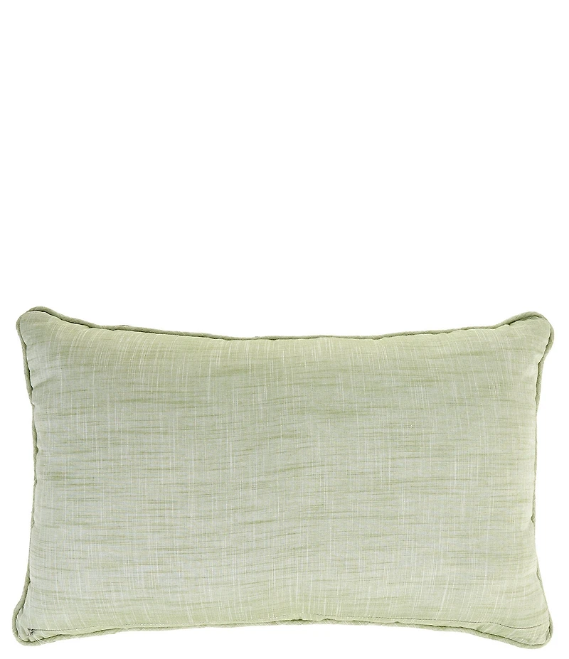 Southern Living Lattice Embroidered Breakfast Pillow