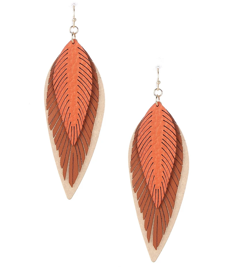 Southern Living Leaf Drop Earrings