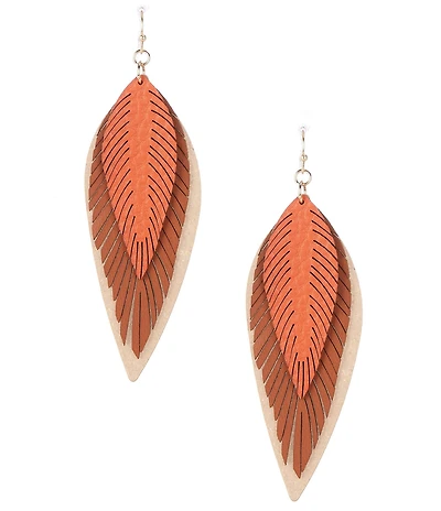 Southern Living Leaf Drop Earrings