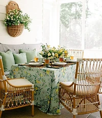 Southern Living Lemon Print Tablecloth