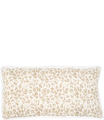 Southern Living Leopard Linen & Cotton Bolster Pillow