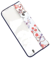 Southern Living Mahjong Bird Floral Clear Tile Pouch