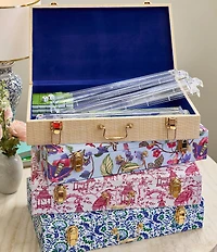 Southern Living Mahjong Bird Floral Large Tile Set