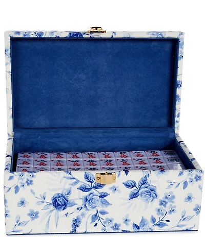 Southern Living Mahjong Caroline Tile Travel Box Set