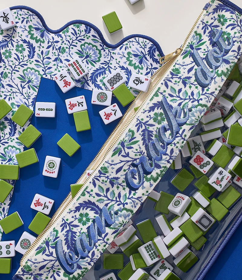 Southern Living Mahjong Clear Tile Pouch