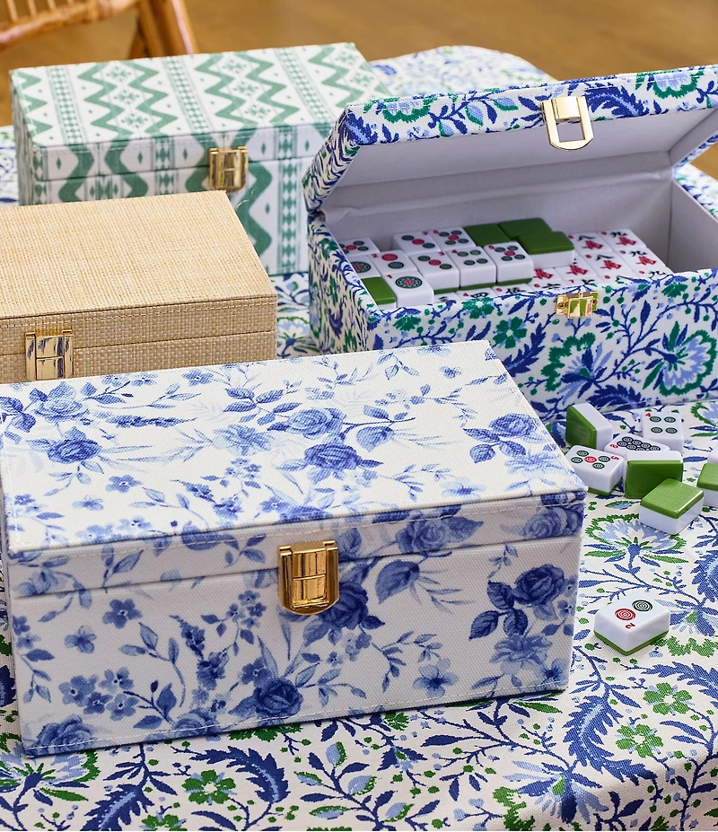 Southern Living Mahjong Floral Tile Box Set