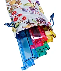 Southern Living Mahjong Multi Bird Floral Pusher Set