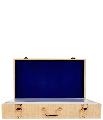 Southern Living Mahjong Natural Grasscloth Large Tile Box Set