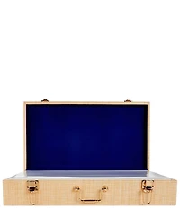 Southern Living Mahjong Natural Grasscloth Large Tile Box Set