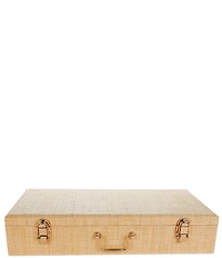 Southern Living Mahjong Natural Grasscloth Large Tile Box Set