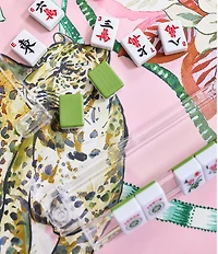 Southern Living Mahjong Natural Grasscloth Large Tile Box Set