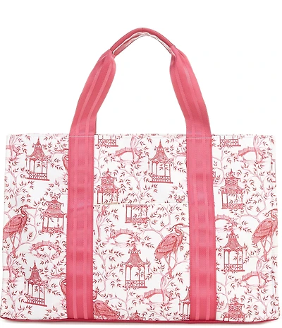Southern Living Mahjong Pagoda Tote Bag