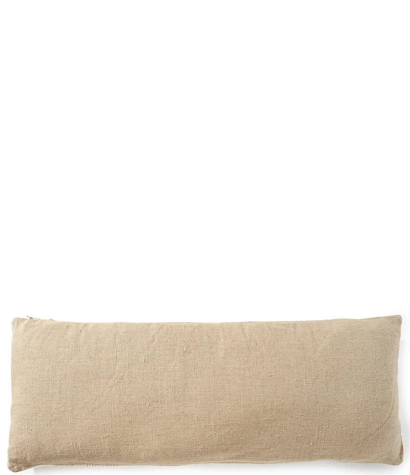 Southern Living Mercer Woven Striped Embroidered Breakfast Pillow