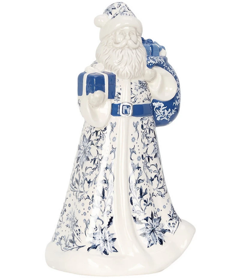 Southern Living Merry and Bright Collection Chinoiserie Santa Figurine