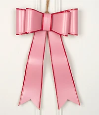 Southern Living Merry and Bright Collection Metal Bow Hanging Wall Decor