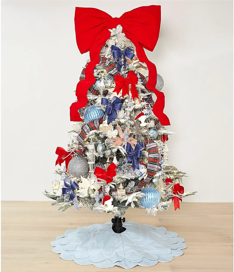 Southern Living Merry and Bright Collection Oversized Bow Tree Topper