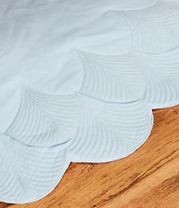 Southern Living Merry and Bright Collection Scalloped Embroidered Tree Skirt
