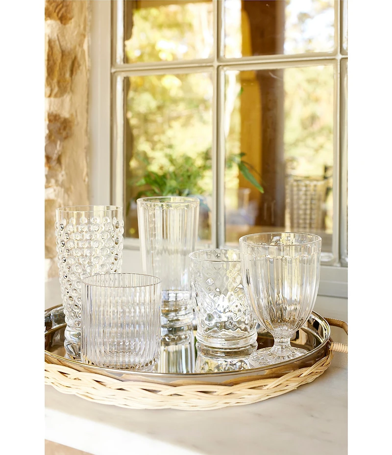 Southern Living Mesa Acrylic Double Old-Fashion Glasses, Set of 4