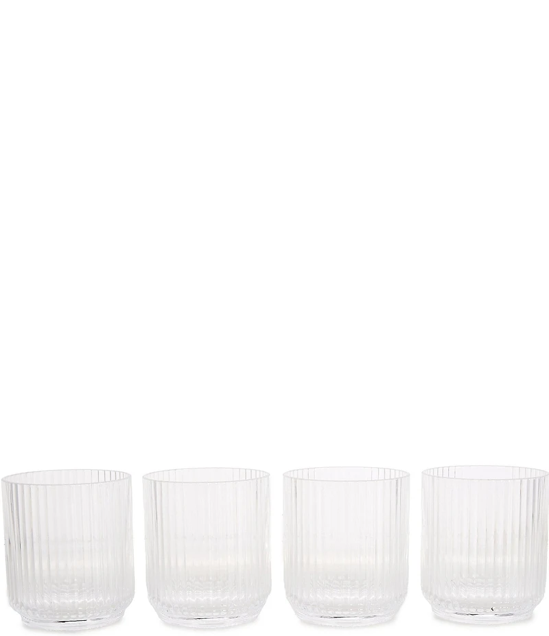 Southern Living Mesa Acrylic Double Old-Fashion Glasses, Set of 4