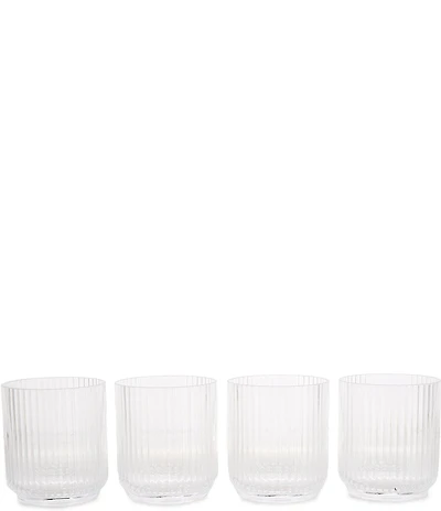 Southern Living Mesa Acrylic Double Old-Fashion Glasses, Set of 4