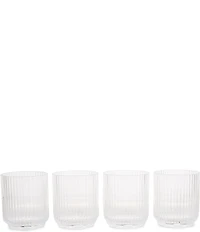 Southern Living Mesa Acrylic Double Old-Fashion Glasses, Set of 4
