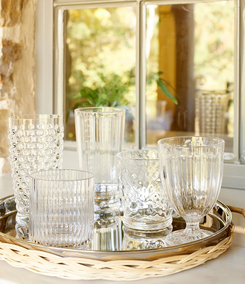 Southern Living Mesa Acrylic Jumbo Glasses, Set of 4