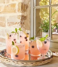 Southern Living Mesa Acrylic Jumbo Glasses, Set of 4