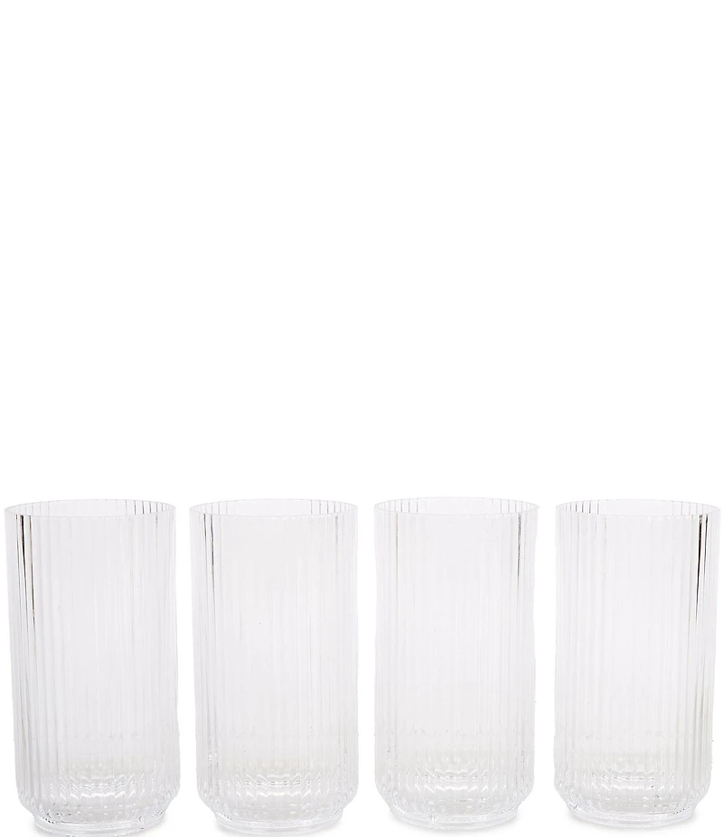 Southern Living Mesa Acrylic Jumbo Glasses, Set of 4