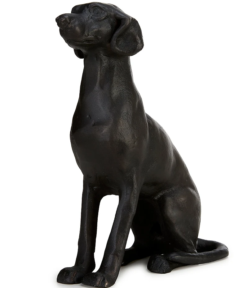 Southern Living Metal Sitting Hunting Dog Figurine
