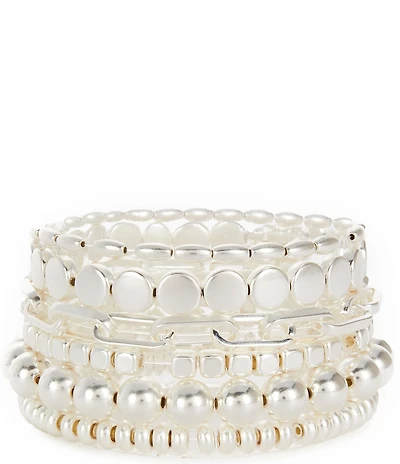 Southern Living Multi Chain Stretch Bracelet Set