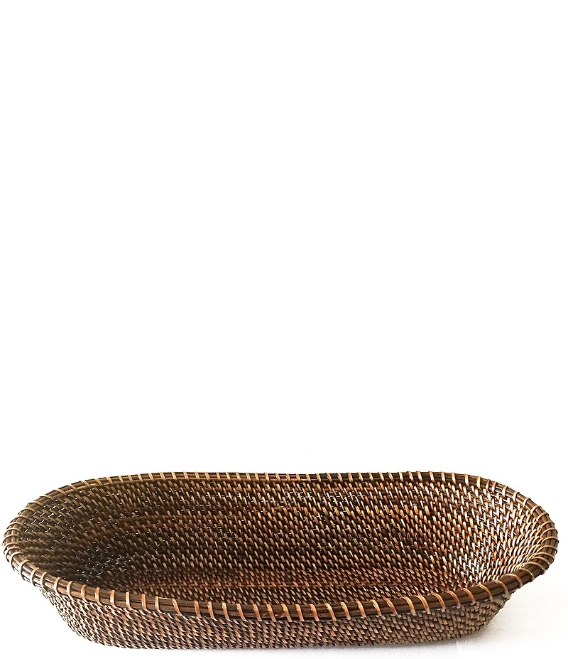 Southern Living Nito Woven Oval Bread Basket
