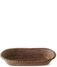 Southern Living Nito Woven Oval Bread Basket