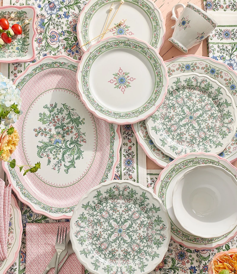 Southern Living Norah Collection Scallop Oval Platter